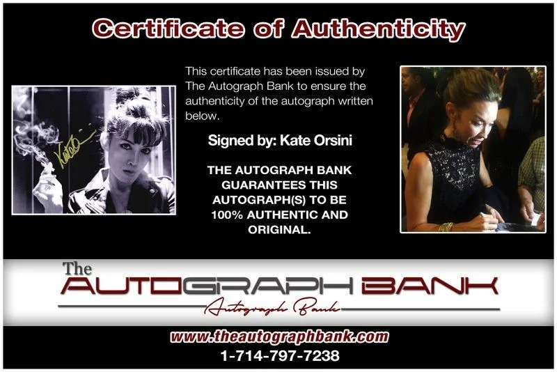 Kate Orsini — Kate Orsini authentic signed celebrity 8x10 photo W/Cert Autographed D13, изображение 2