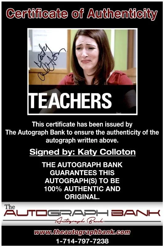 Katy Colloton — Katy Colloton authentic signed celebrity 8x10 photo W/Cert Autographed 2616a, изображение 2