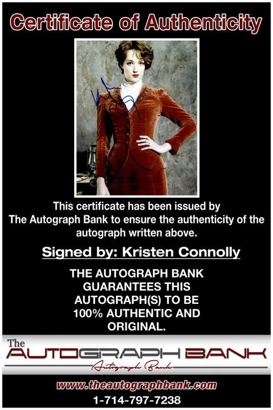 Kristen Connolly — Kristen Connolly authentic signed celebrity 8x10 photo W/Cert Autographed C3, изображение 2