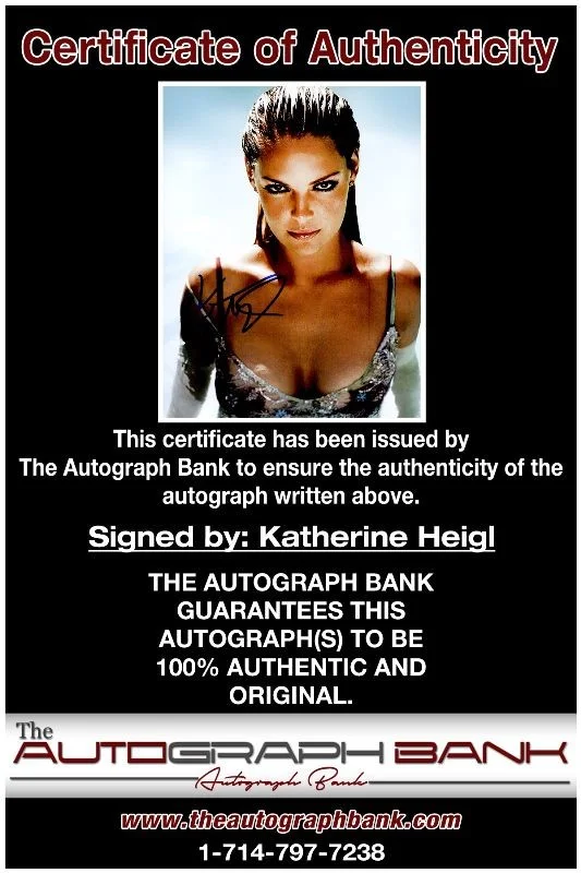 Katherine Heigl — Katherine Heigl authentic signed celebrity 8x10 photo W/Cert Autographed 2616a, изображение 2