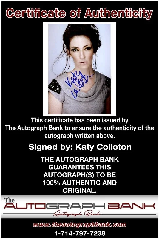 Katy Colloton — Katy Colloton authentic signed celebrity 8x10 photo W/Cert Autographed 2616b, изображение 2