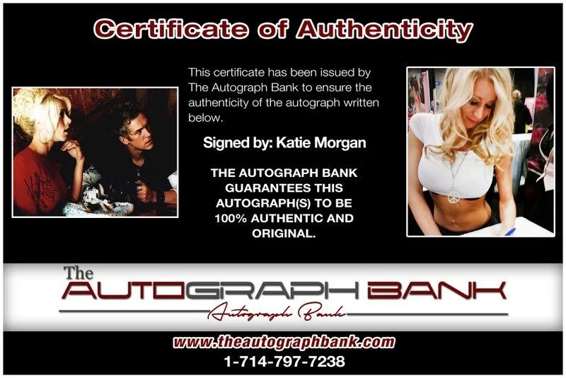 Katie Morgan — Katie Morgan authentic signed celebrity 8x10 photo W/Cert Autographed D1, изображение 2