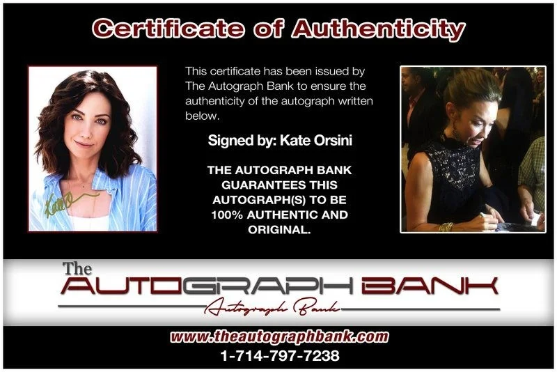 Kate Orsini — Kate Orsini authentic signed celebrity 8x10 photo W/Cert Autographed D8, image 2