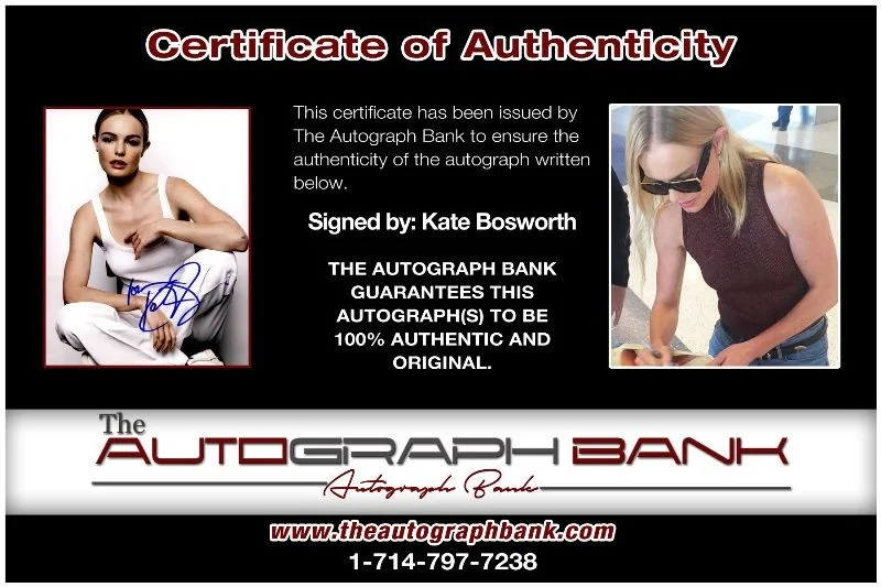 Kate Bosworth — Kate Bosworth authentic signed celebrity 8x10 photo W/Cert Autographed 127a1, изображение 2