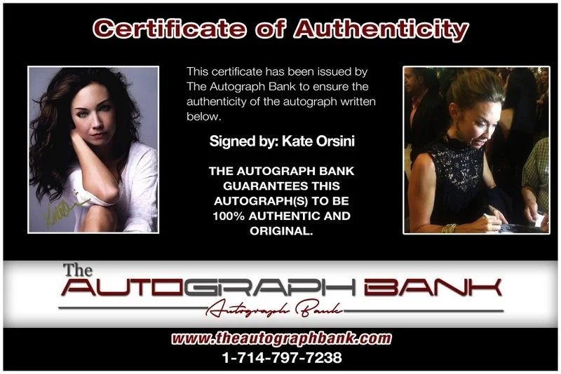 Kate Orsini — Kate Orsini authentic signed celebrity 8x10 photo W/Cert Autographed D2, image 2