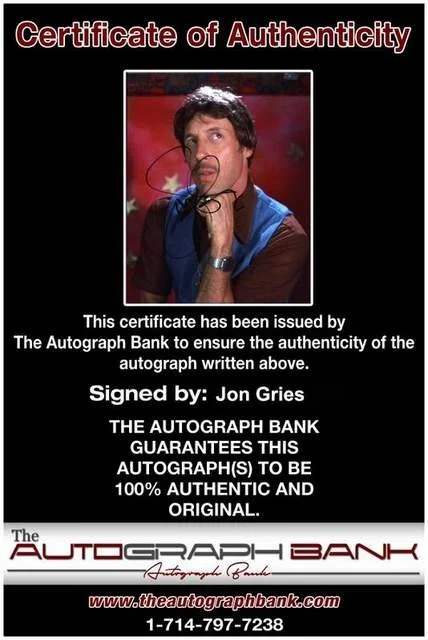 Jon Gries — Jon Gries authentic signed celebrity 8x10 photo W/Cert Autographed (B0365), изображение 2