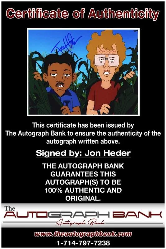 Jon Heder — Jon Heder authentic signed celebrity 8x10 W/Certificate Autographed (A0001), image 2