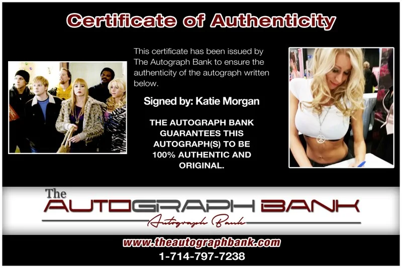 Katie Morgan — Katie Morgan authentic signed celebrity 8x10 photo W/Cert Autographed B01, image 2