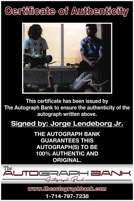 Jorge Lendeborg — Jorge Lendeborg authentic signed celebrity 8x10 photo W/Cert Autographed D4, изображение 2