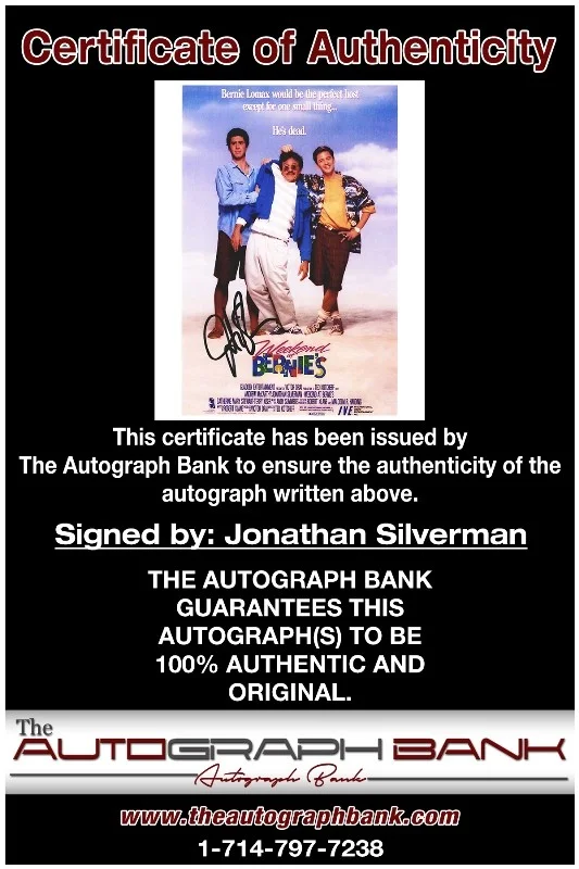 Jonathan Silverman — Jonathan Silverman authentic signed 8x10 photo |CERT Autographed 132716a1, image 2