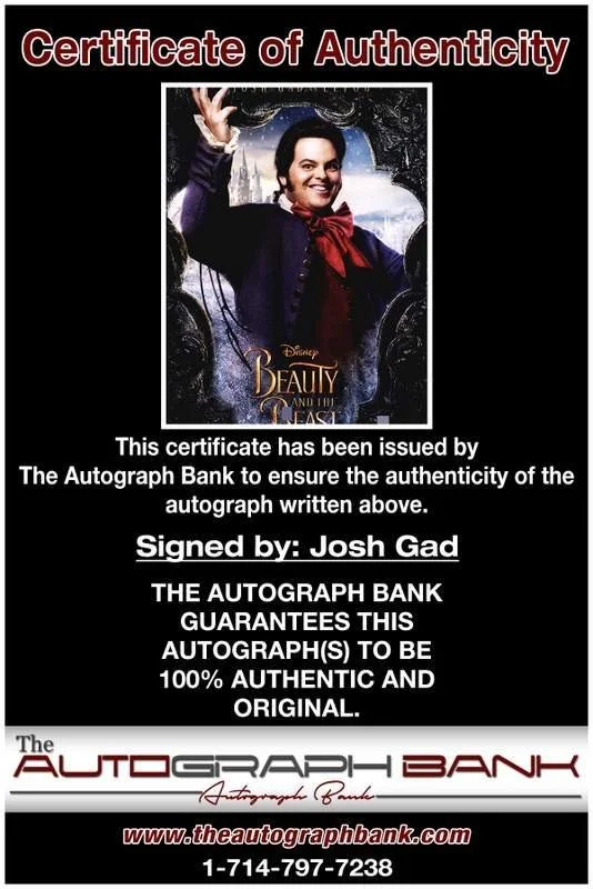 Josh Gad — Josh Gad authentic signed celebrity 8x10 photo W/Certificate Autographed (B0001), изображение 2