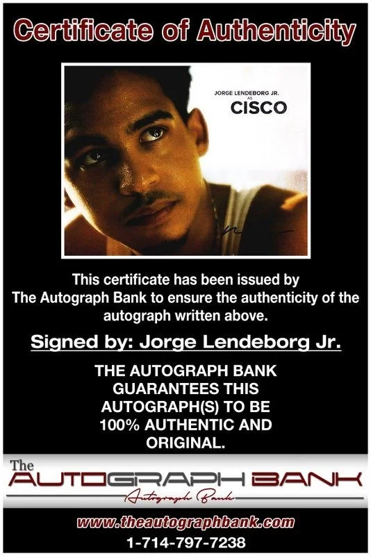Jorge Lendeborg — Jorge Lendeborg authentic signed celebrity 8x10 photo W/Cert Autographed D1, изображение 2