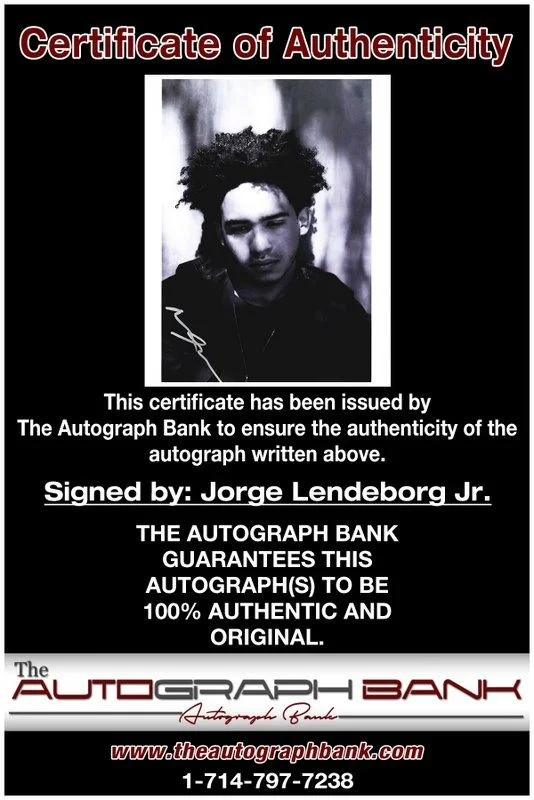 Jorge Lendeborg — Jorge Lendeborg authentic signed celebrity 8x10 photo W/Cert Autographed D2, image 2