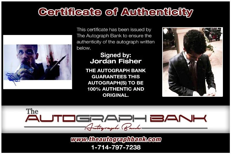 Jordan Fisher — Jordan Fisher authentic signed celebrity 8x10 photo W/Cert Autographed 125g1, изображение 2