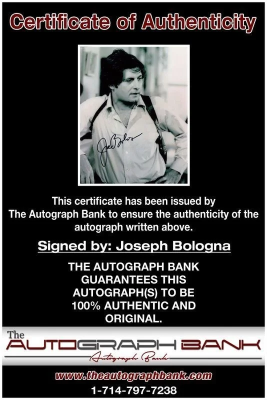 Joseph Bologna — Joseph Bologna authentic signed celebrity 8x10 photo W/Cert Autographed C2, image 2