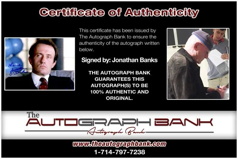Jonathan Banks — Jonathan Banks authentic signed celebrity 8x10 photo W/Cert Autographed C1, изображение 2