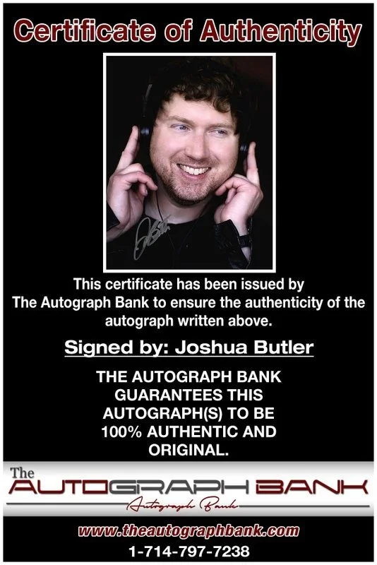 Joshua Butler — Joshua Butler authentic signed celebrity 8x10 photo W/Cert Autographed D1, image 2
