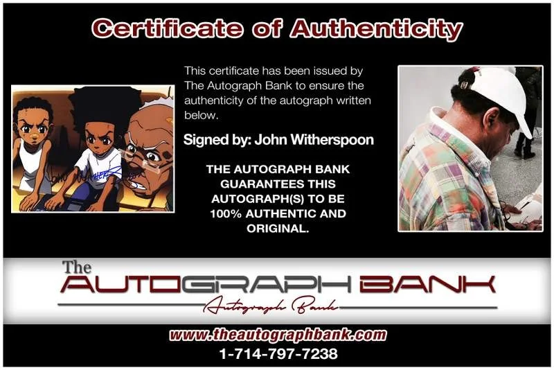 John Witherspoon — John Witherspoon authentic signed celebrity 8x10 photo W/Cert Autographed B0005, изображение 2