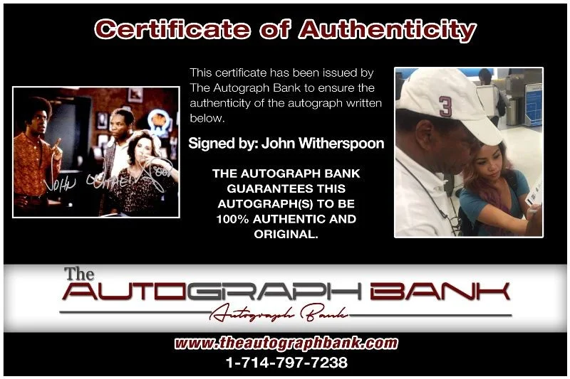 John Witherspoon — John Witherspoon authentic signed celebrity 8x10 photo W/Cert Autographed 127c1, image 2
