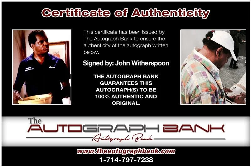 John Witherspoon — John Witherspoon authentic signed celebrity 8x10 photo W/Cert Autographed 2616j, image 2