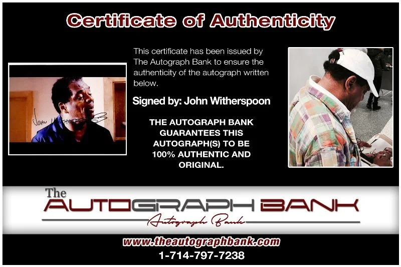 John Witherspoon — John Witherspoon authentic signed celebrity 8x10 photo W/Cert Autographed 2616l, изображение 2