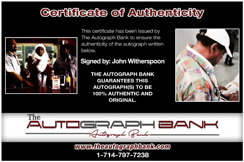 John Witherspoon — John Witherspoon authentic signed celebrity 8x10 photo |CERT Autographed 41116c1, image 2