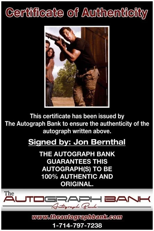 Jon Bernthal — Jon Bernthal authentic signed celebrity 8x10 photo W/Cert Autographed C9, image 2