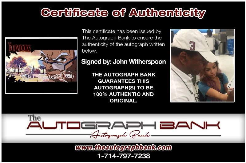 John Witherspoon — John Witherspoon authentic signed celebrity 8x10 photo W/Cert Autographed 127d1, image 2