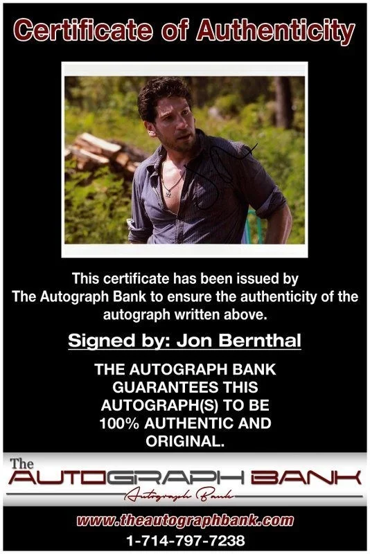 Jon Bernthal — Jon Bernthal authentic signed celebrity 8x10 photo W/Cert Autographed C6, image 2