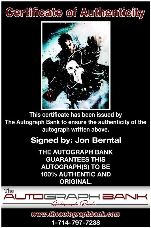 Jon Bernthal — Jon Bernthal The Walking Dead authentic signed 8x10 photo |CERT Autograph 125b1, image 2