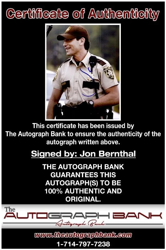 Jon Bernthal — Jon Bernthal authentic signed celebrity 8x10 photo W/Cert Autographed 2716d, image 2