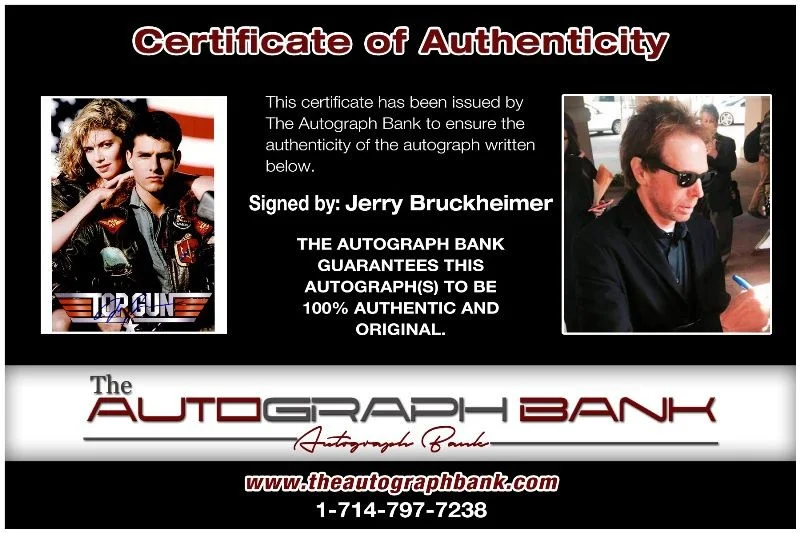 Jerry Bruckheimer — Jerry Bruckheimer authentic signed celebrity 8x10 photo |CERT Autographed 125b1, image 2