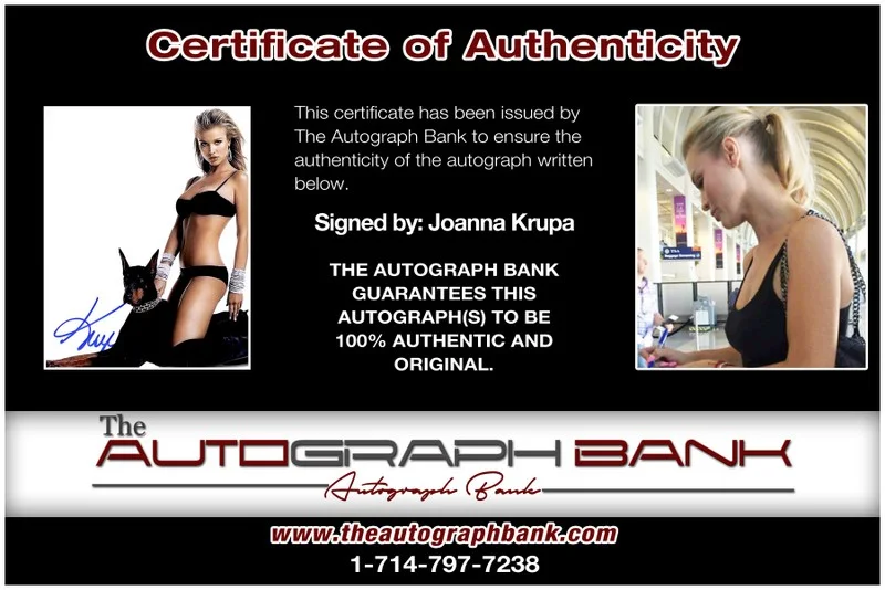 Joanna Krupa — Joanna Krupa authentic signed celebrity 8x10 photo W/Cert Autographed H01, image 2
