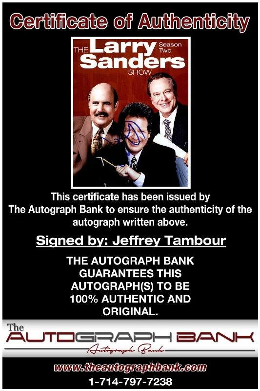 Jeffrey Tambour — Jeffrey Tambour authentic signed celebrity 8x10 photo W/Cert Autographed 2616d, изображение 2