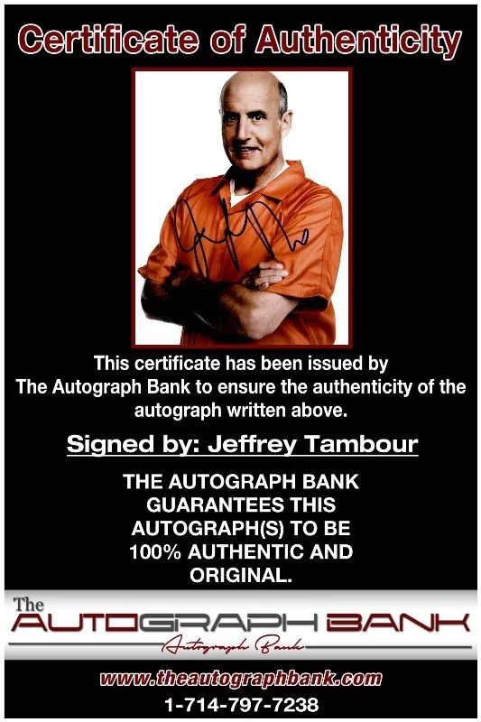 Jeffrey Tambour — Jeffrey Tambour authentic signed celebrity 8x10 photo W/Cert Autographed 2616c, image 2