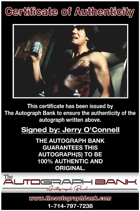 Jerry O'Connell — Jerry O'Connell authentic signed celebrity 8x10 photo W/Cert Autographed 1316a3, изображение 2