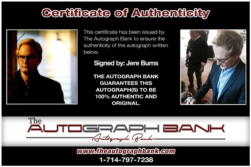 Jere Burns — Jere Burns authentic signed celebrity 8x10 photo W/Cert Autographed 2616a, изображение 2