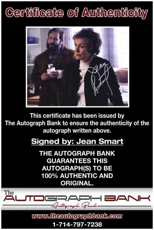 Jean Smart — Jean Smart authentic signed celebrity 8x10 photo W/Cert Autographed B0012, изображение 2