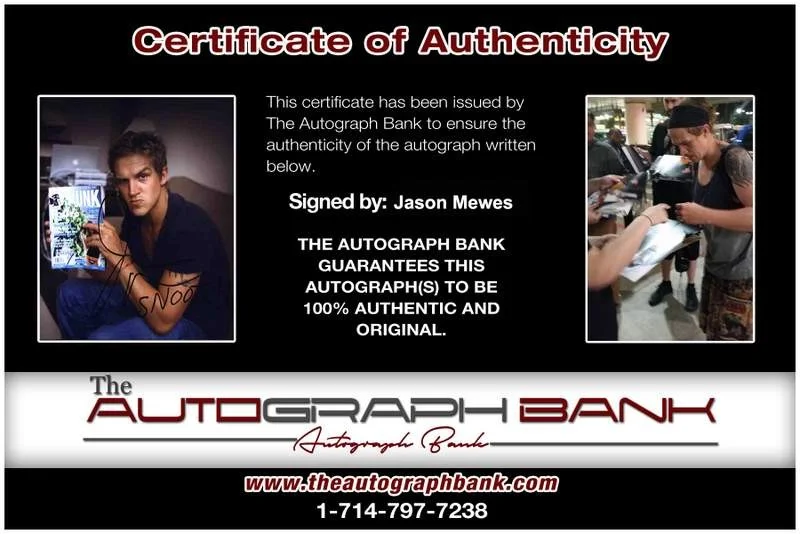 Jason Mewes — Jason Mewes signed celebrity 8x10 photo W/Certificate (A4), image 2