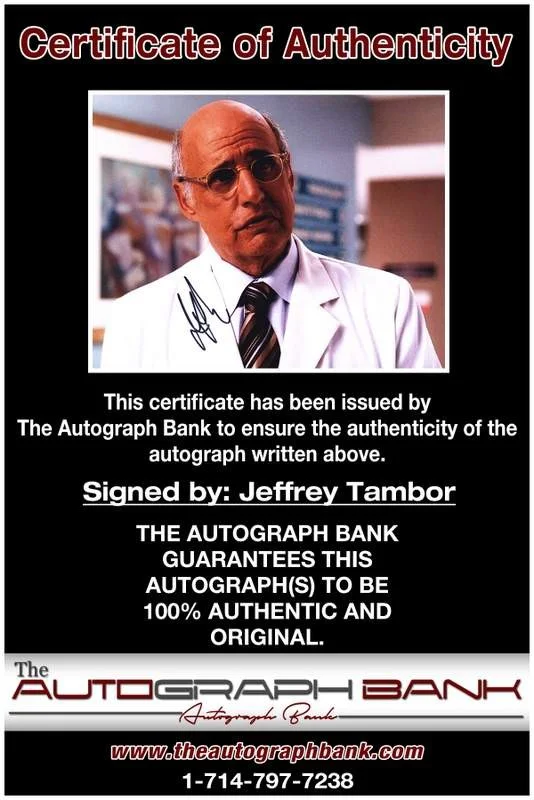 Jeffrey Tambor — Jeffrey Tambor authentic signed celebrity 8x10 W/Certificate Autographed (A0006), image 2