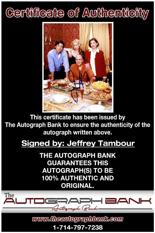 Jeffrey Tambour — Jeffrey Tambour authentic signed celebrity 8x10 photo W/Cert Autographed 2616a, image 2