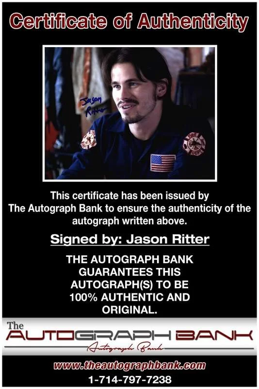 Jason Ritter — Jason Ritter authentic signed celebrity 8x10 photo W/Cert Autographed A0002, изображение 2