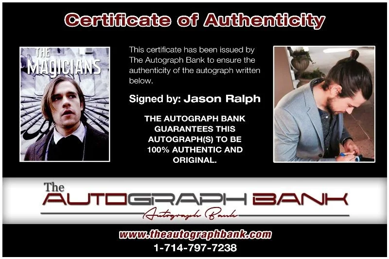 Jason Ralph — Jason Ralph authentic signed celebrity 8x10 photo W/Cert Autographed 125a1, изображение 2