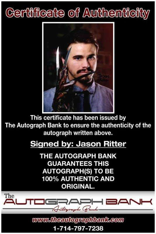 Jason Ritter — Jason Ritter authentic signed celebrity 8x10 photo W/Cert Autographed A0006, изображение 2