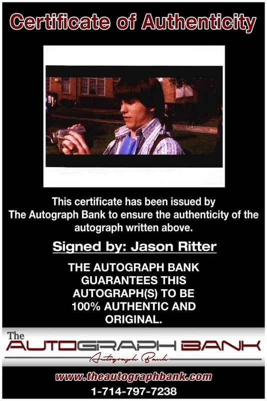 Jason Ritter — Jason Ritter authentic signed celebrity 8x10 W/Certificate Autographed (A0005), image 2