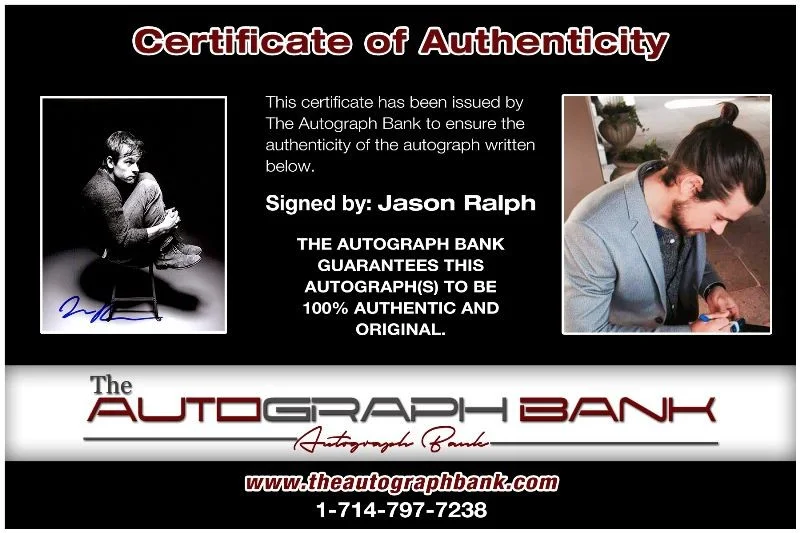 Jason Ralph — Jason Ralph authentic signed celebrity 8x10 photo W/Cert Autographed 125d1, изображение 2