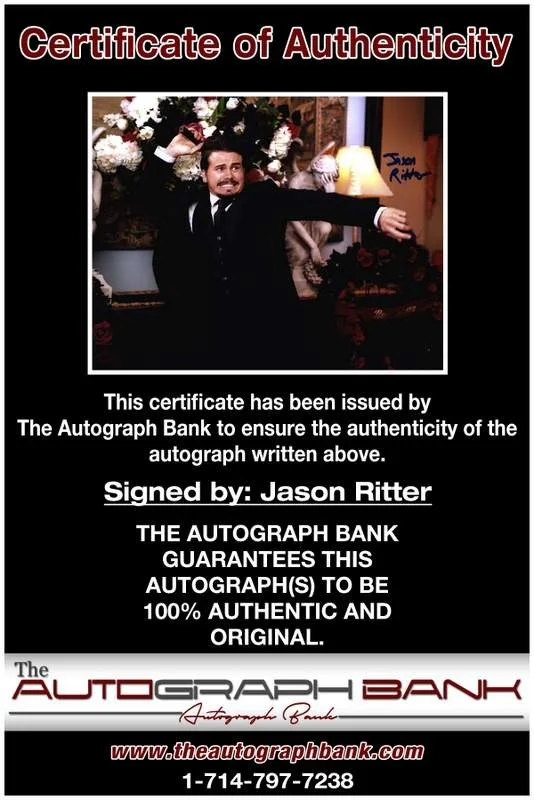 Jason Ritter — Jason Ritter authentic signed celebrity 8x10 photo W/Cert Autographed A0010, изображение 2