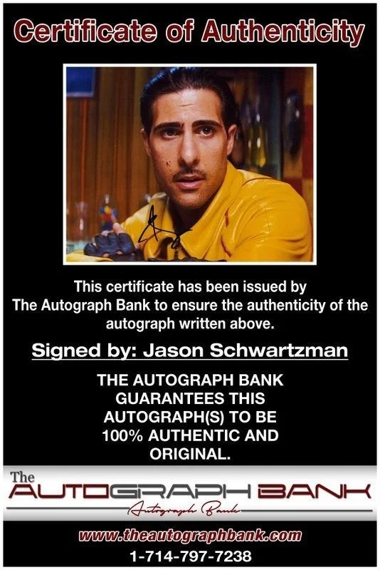 Jason Schwartzman — Jason Schwartzman authentic signed celebrity 8x10 photo W/Cert Autographed C5, изображение 2
