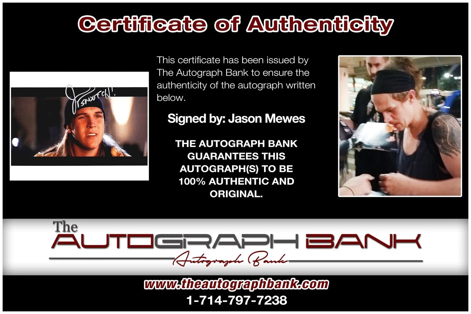 Jason Mewes — Jason Mewes authentic signed celebrity 8x10 photo W/Cert Autographed A2, изображение 2