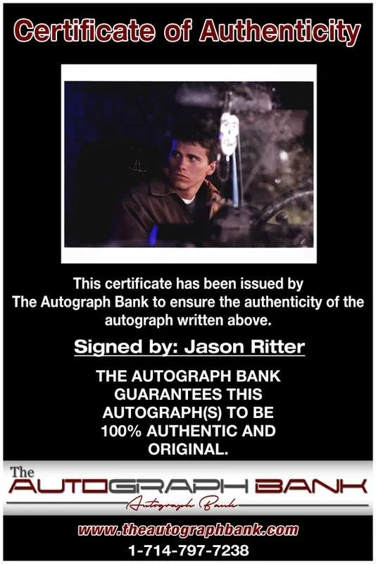 Jason Ritter — Jason Ritter authentic signed celebrity 8x10 W/Certificate Autographed (A0003), image 2